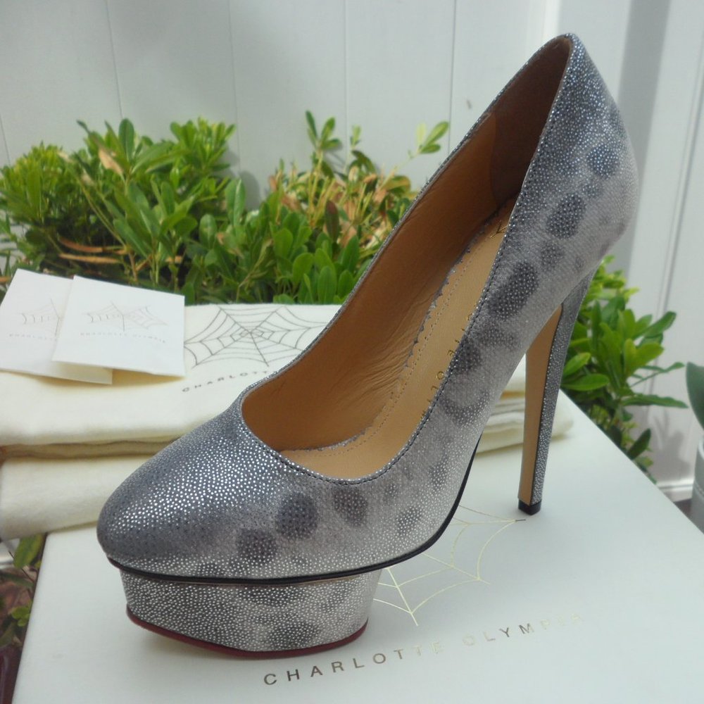 💖 Charlotte Olympia SINGLE LEFT Glitter Heel 36